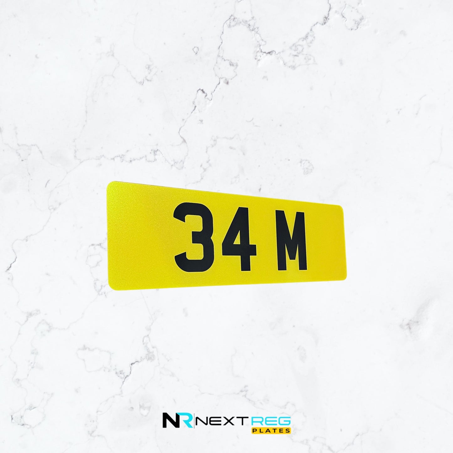 13” Short Number Plates